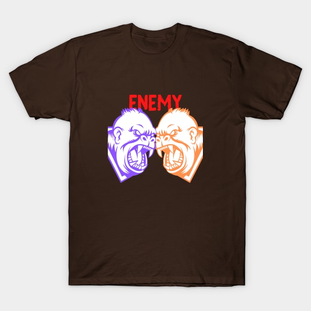 Enemy T-Shirt by Minimalistee